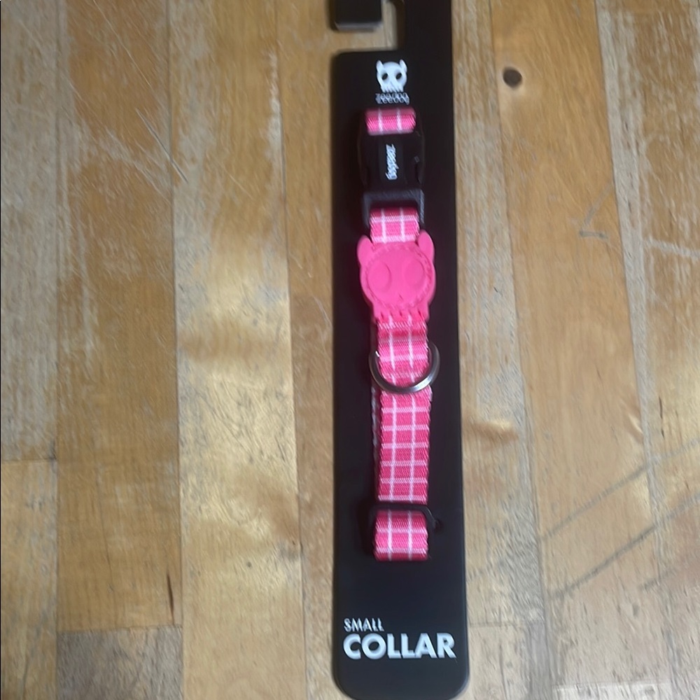 NWT Zeedog pink wave small dog collar